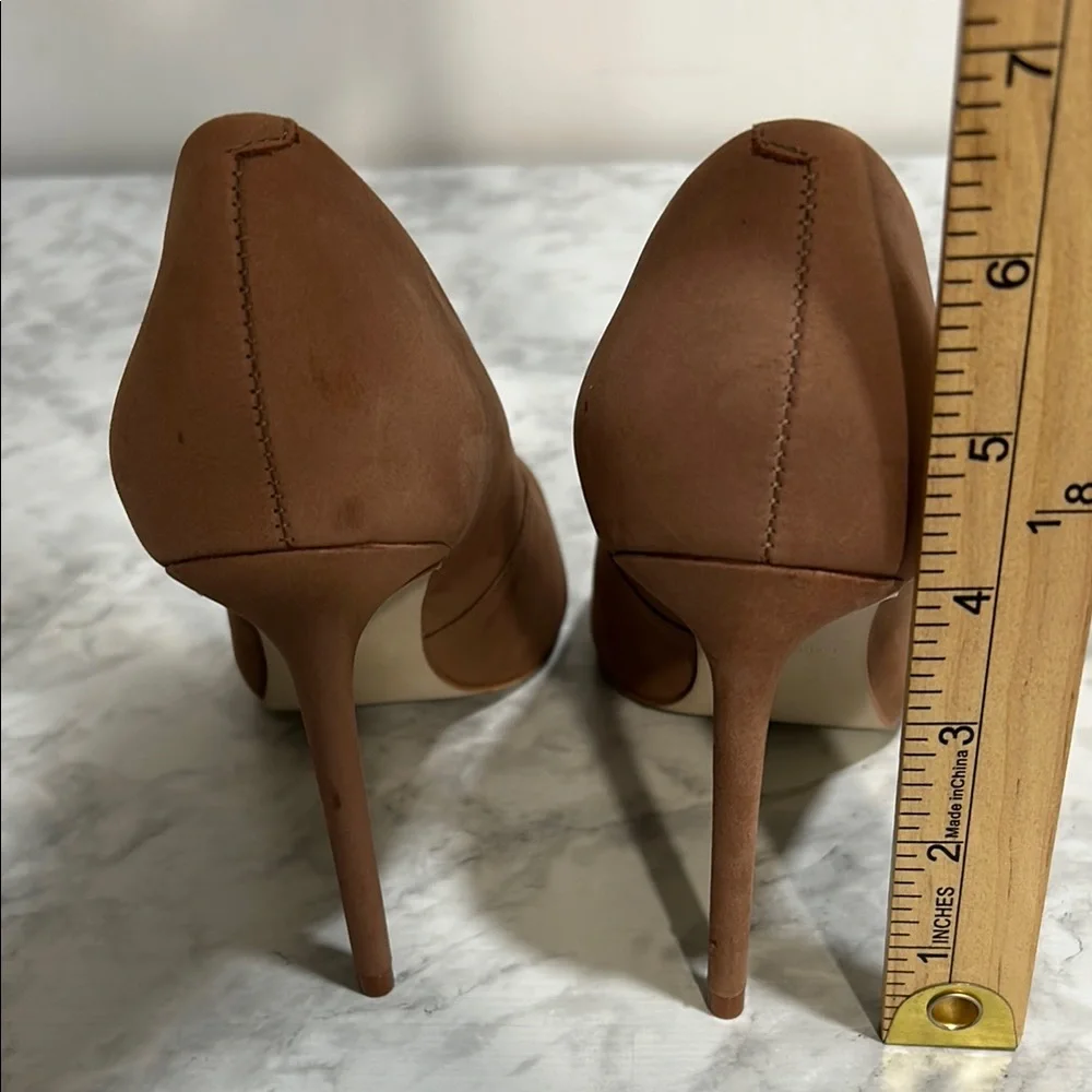STEVE MADDEN WOMENS VALA02S1 NUDE POINTED TOE PUMPS 4”HEEL Sz 7 - Picture 6 of 12